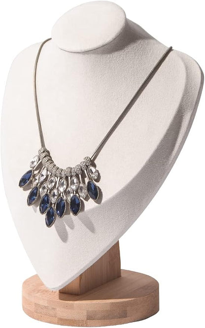 Coward Bamboo Necklace Display Chain Bust Stand Holder - Image 6