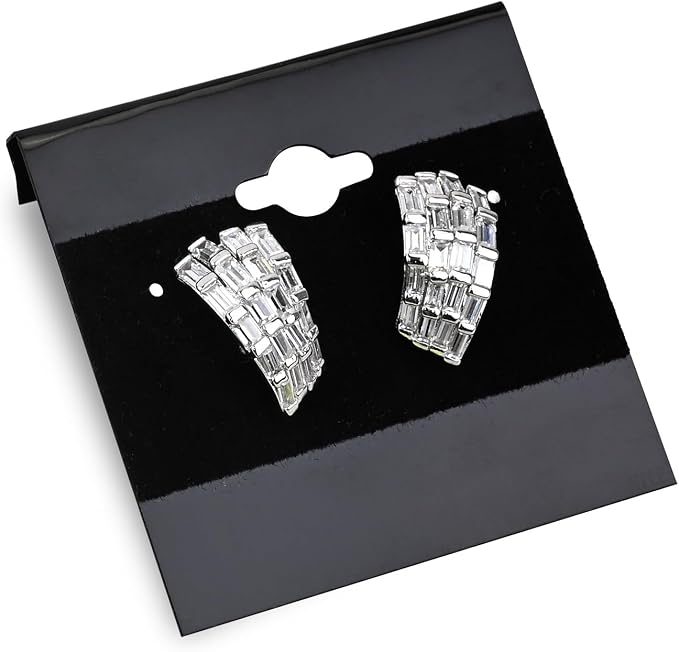 MOOCA Plain 2 x 2 in Black Hanging Earring Cards Holder - Image 3