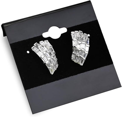MOOCA Plain 2 x 2 in Black Hanging Earring Cards Holder - Image 3