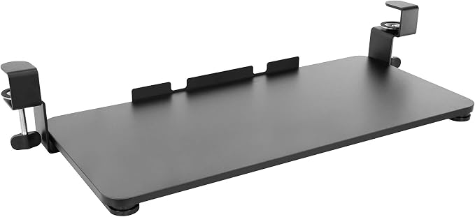 Mount-It! Clamp-On Under Desk Keyboard Tray, No-Drill Slide-Out Keyboard & by Mount-It