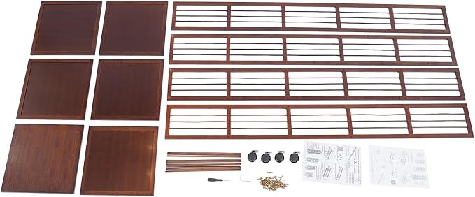 Rotating Bookshelf Tower, 360 Display 6 Tier Spinning Bookcase, Bamboo - Image 9