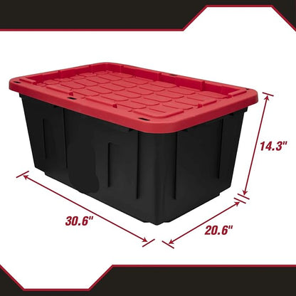 Large Storage Bin 27 Gallon Plastic Storage Container - Image 2