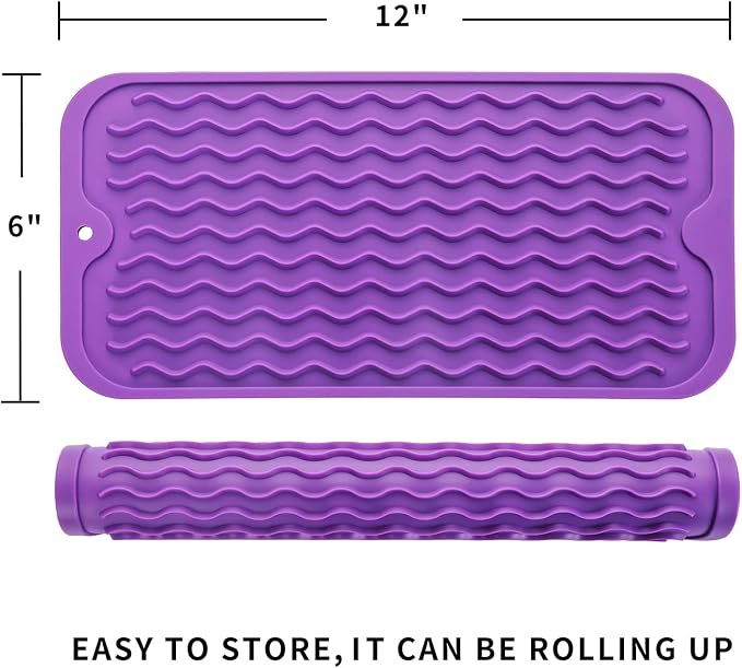 Silicone Dish Drying Mat for Multiple Usage, Easy clean, Eco-friendly, - Image 2
