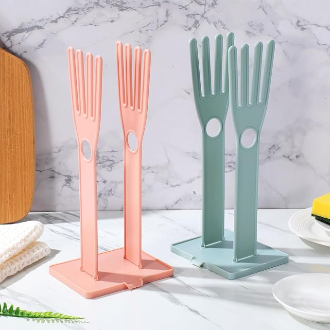 Hemobllo 2-Pack Kitchen Glove Drying Rack 13.38X5.90X4.72In Detachable - Image 9