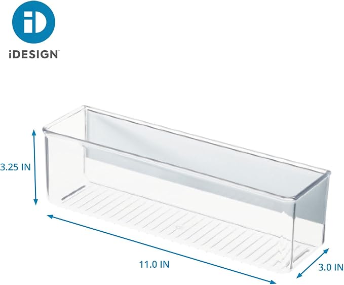 iDesign Magnetic Medium Clear Plastic Organizer Bins - Image 2