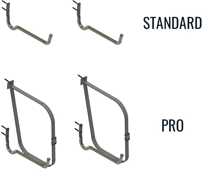 StoreYourBoard Roanoke Kayak Storage Rack, Holds 100 lbs, Kayak Wall Mount Hooks - Image 7