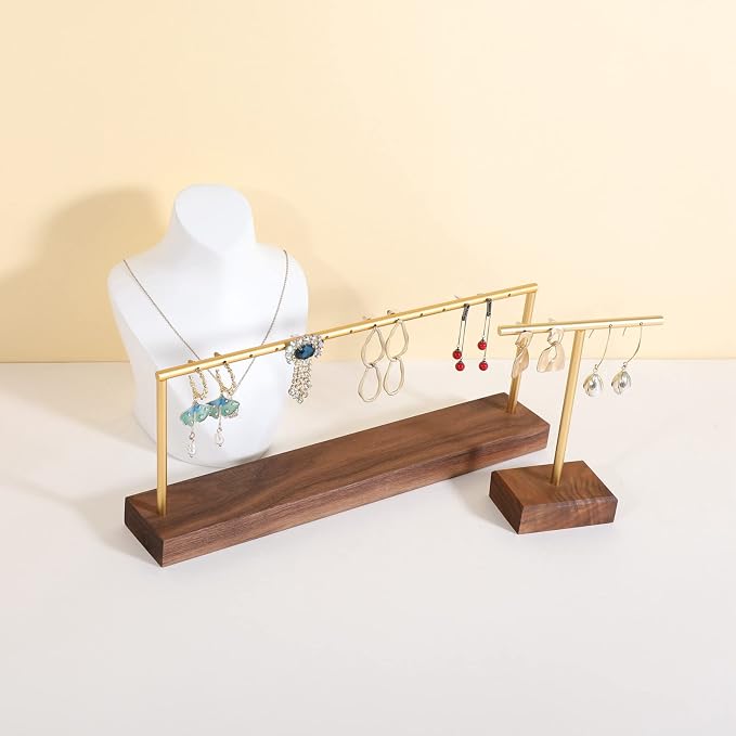 GemeShou wooden earring holder organizer - Image 3