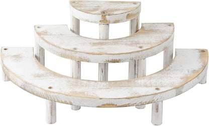 MyGift 3 Tier Wooden Display Riser Stand, Cupcake Stand & Perfume Organizer by MyGiftHome