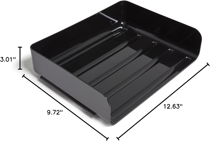 TRU RED Side‑Load Stackable Plastic Letter Tray, 6‑Pack – Desktop Paper - Image 6