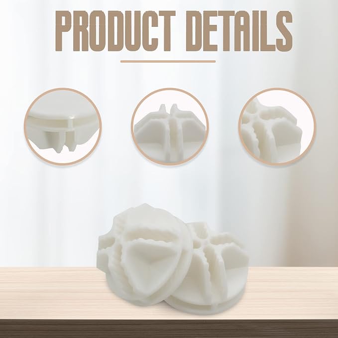 30Pcs Wire Cube Plastic Connectors White Plastic Grid Cube Organizer Connector - Image 2