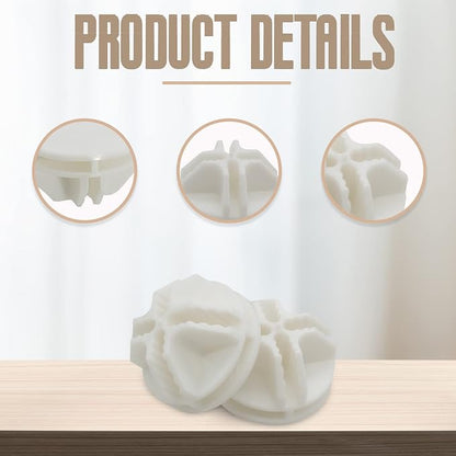 30Pcs Wire Cube Plastic Connectors White Plastic Grid Cube Organizer Connector - Image 2