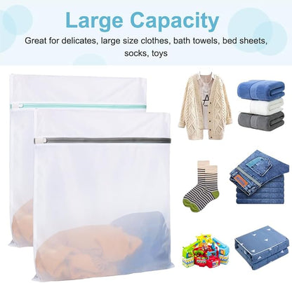 Tenn Well 3Pk 20x23" Mesh Laundry Bags Large Lingerie - Image 3