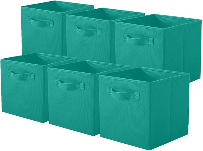 ShellKingdom Storage Bins, Foldable Fabric Storage Cubes And Cloth Storage by ShellKingdom