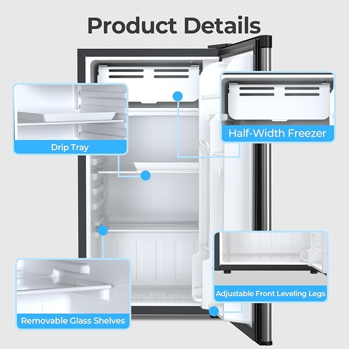 Antarctic Star 3.2 Cu.Ft. Mini Fridge - Image 5