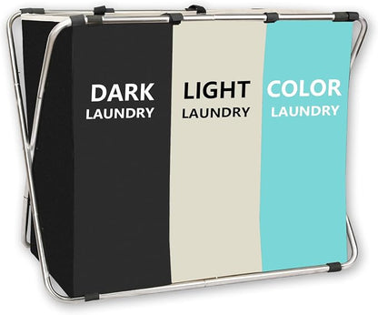 1-Pack Large Laundry Basket, Waterproof, Freestanding Laundry Hamper, by Unknown