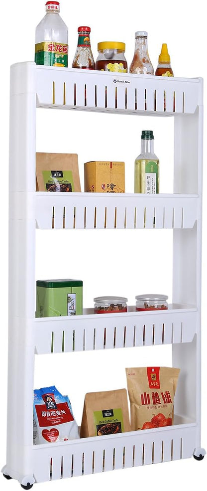 Laundry Room Organizer, Mobile Shelving Unit Organizer by Home-Man