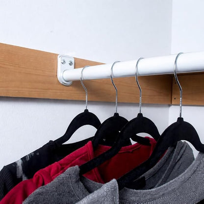 Adjustable Closet Rod, Steel 30 Inch to 48 Inch, 30 Pound Capacity - Image 6