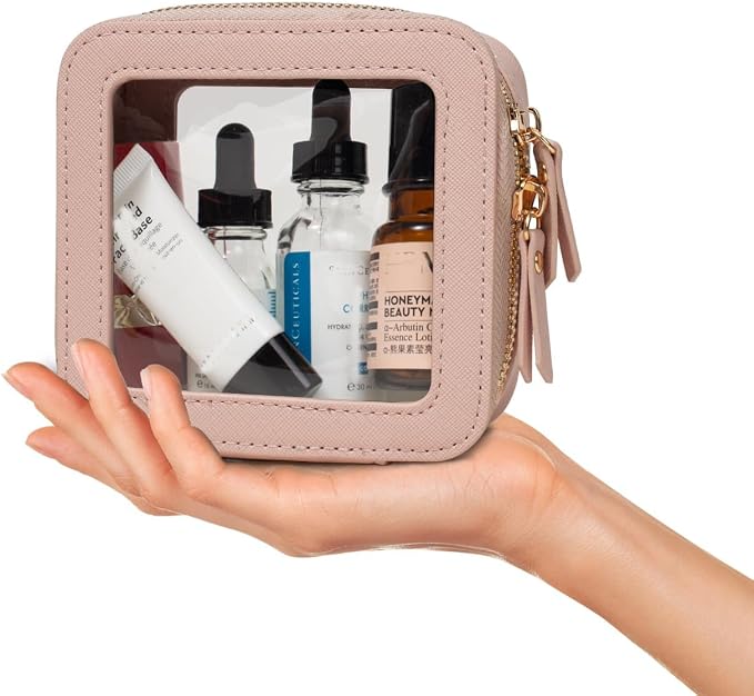 Travel Clear Makeup Bag Set, TSA Approved Cosmetic Bag Case - Image 6