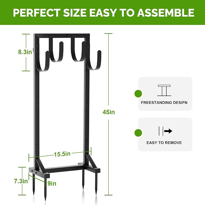 Heavy-Duty Garden Hose Holder - Image 3