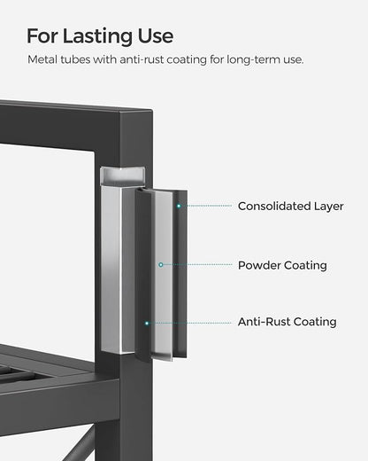 SONGMICS 3-Tier Metal Storage Rack - Image 4