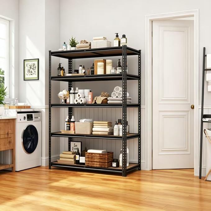 2-Pack 71.9" H 39.4" W Garage Shelving 3000lbs Garage Storage Shelves, - Image 2
