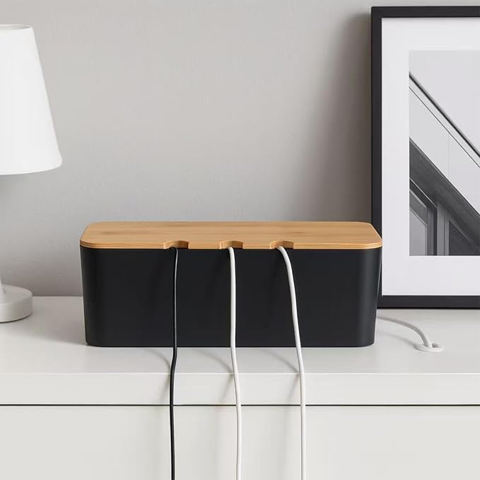 Cable Management Box, Cord Cable Organizer Box - Image 8