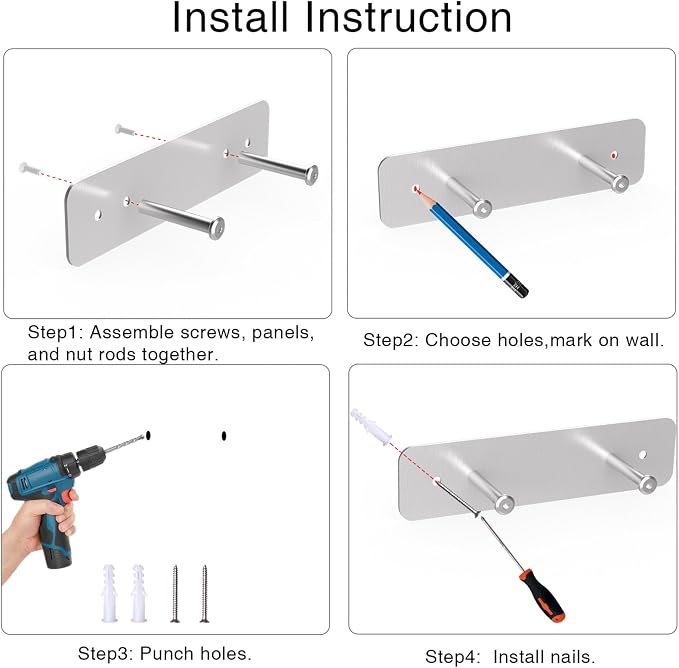 Ironing Board Holder Wall Mount, Ironing Board Hanger - Image 6
