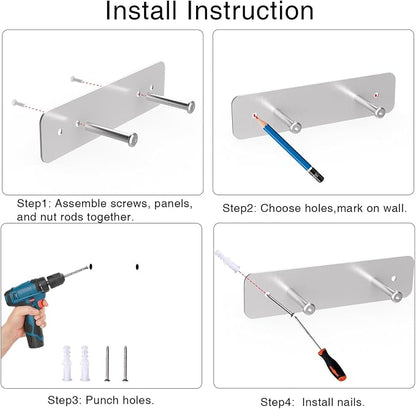 Ironing Board Holder Wall Mount, Ironing Board Hanger - Image 6