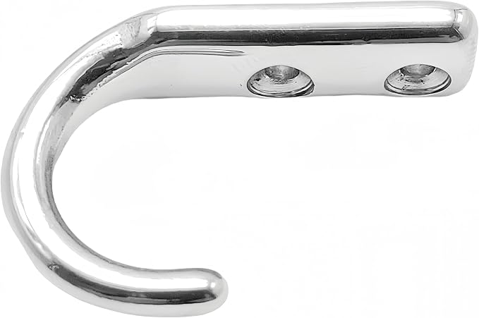 Heavy Duty Stainless Steel 316 Wall Hooks, Marine Grade Wall Hanger Key Hook - Image 4