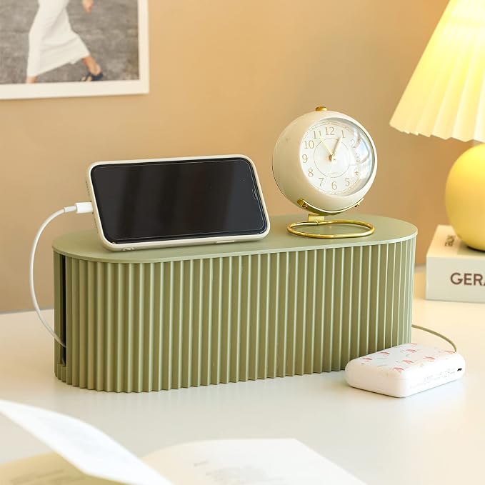 FABROK Cable Management Box, Cord Organizer Box - Image 7