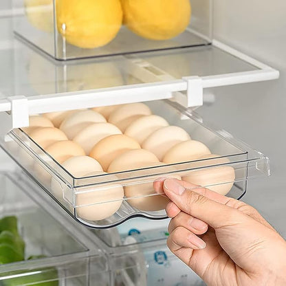 Egg Holder for Refrigerator Egg Container for Refrigerator Organizer 1Pack | by Farochy