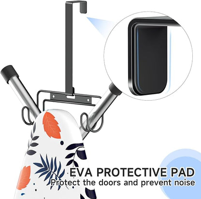 Ironing Board Holder Wall Mount/Over The Door Ironing Board Hanger, Laundry - Image 6