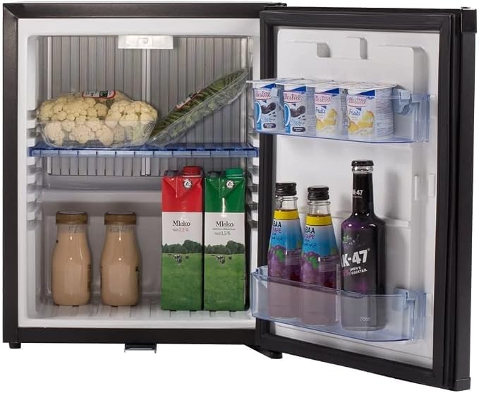 Smad Mini Fridge with Lock Compact Refrigerator - Image 7