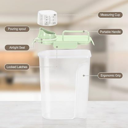 TBMax Airtight Rice Container 10 Lbs, Cereal Dispenser, Pet Cat Dog Food - Image 6