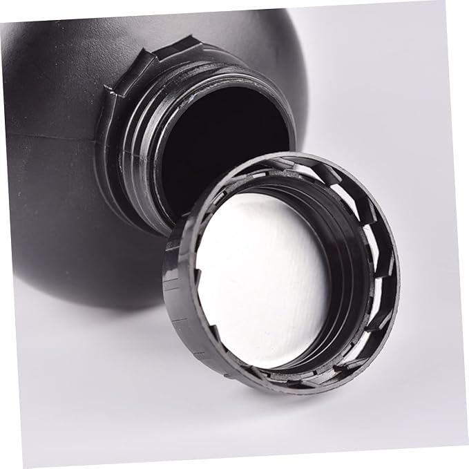 GLEAVI 6pcs Black Plastic Storage Bottles - Image 4