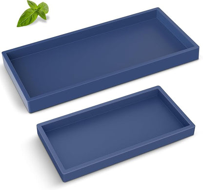 Bathroom Counter Tray, EG-SIPRO High-Grade Thickened Silicone Vanity Tray by EG-SIPRO