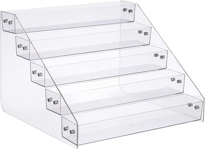 Tiered Spice Rack Acrylic, Spice Rack Shelf Seasoning Organizer by Kihor