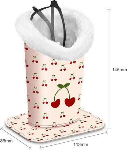Fintie Plush Lined Eyeglasses Holder, Glasses Stand Case, Anti-scratch Glasses - Image 3