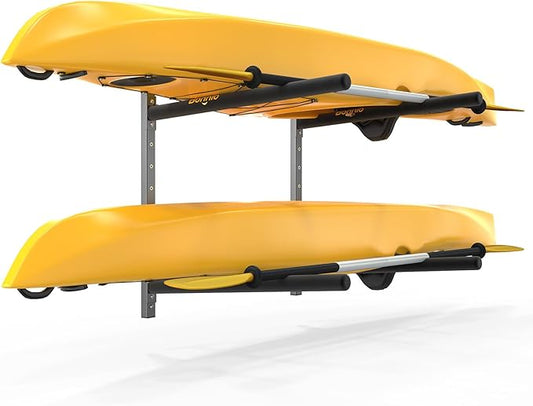 Bonnlo Kayak Storage Rack, Adjustable Heavy Duty Kayak Rack by Bonnlo