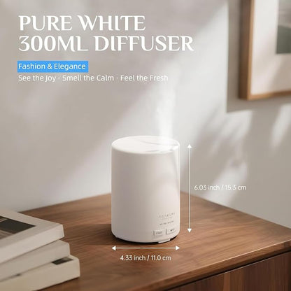 ASAKUKI Essential Oil Diffuser, 5-in-1 Quiet Humidifier, Home Fragrance Aroma - Image 2