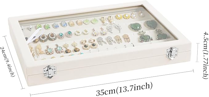 Wudygirl Jewelry Organizer Velvet Earring Organizer - Image 6