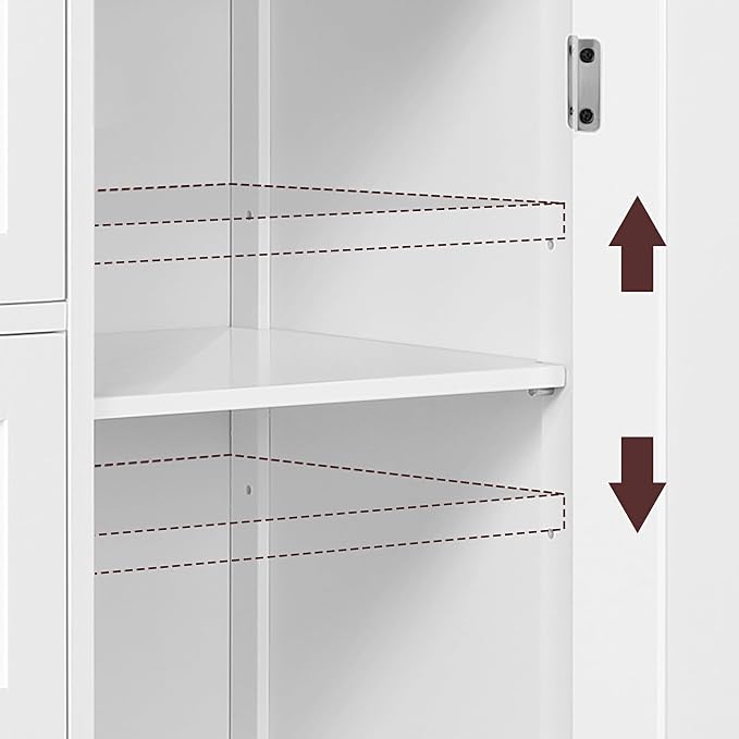 Yaheetech Wooden Floor Cabinet, Side Storage Organizer - Image 7