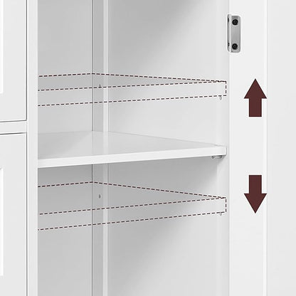 Yaheetech Wooden Floor Cabinet, Side Storage Organizer - Image 7