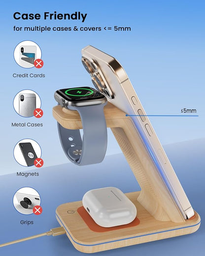 3 in 1 Wireless Charging, Wireless Charger Stand - Image 4