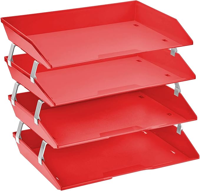 Acrimet Facility 4 Tier Letter Tray, Side Load, Letter Size/A4, Desktop File by Organizingyourlife