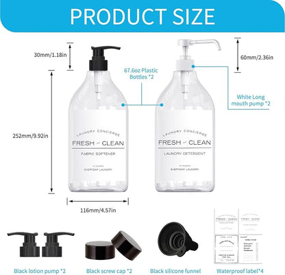 1/2 Gallon Laundry Detergent Dispenser Bottle - Image 2