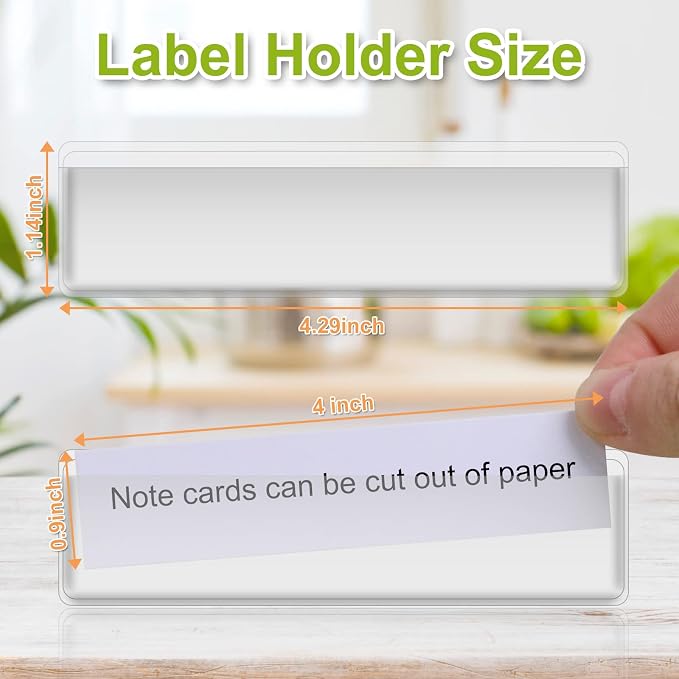 Label Holders Adhesive Shelf Tags - Image 2