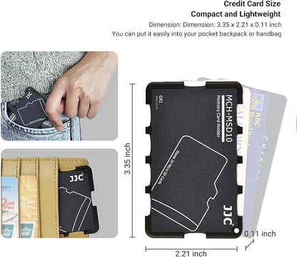 10 Slots Micro SD Card Holder Case Storage Organizer, Ultra Slim Credit Card - Image 6