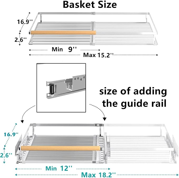 Pull Out Cabinet Organizer - Image 2