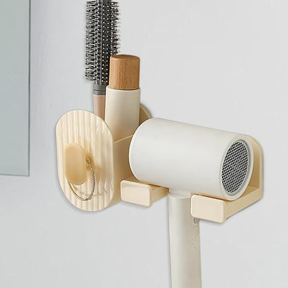 Wall Mount Hair Dryer Holder | No-Drill Storage Stand, Hair Tool Organizer - Image 9